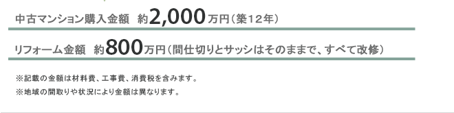 ���Ã}���V�����w�����z�@��2,000���~�i�z�P�Q�N�j���t�H�[�����z�@��800���~�i�Ԏd�؂�ƃT�b�V�͂��̂܂܂ŁA���ׂĉ��C�j���L�ڂ̋��z�͍ޗ���A�H����A����ł��܂݂܂��B
���n��̊Ԏ���󋵂ɂ����z�͈قȂ�܂��B