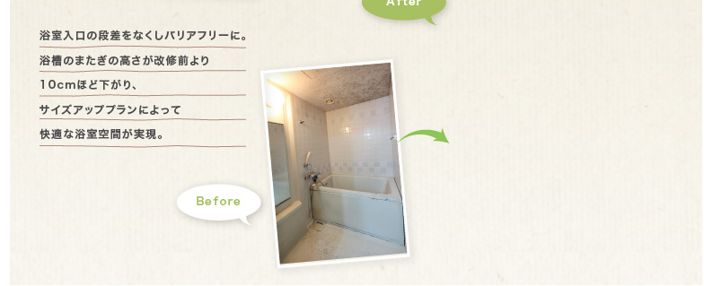 ���������̒i�����Ȃ����o���A�t���[�ɁB�����̂܂����̍��������C�O���10cm�قǉ�����A�T�C�Y�A�b�v�v�����ɂ���ĉ��K�ȗ�����Ԃ������B