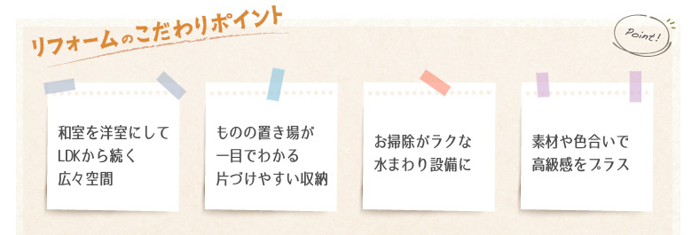 ���t�H�[���̂������|�C���g�@�E�a����m���ɂ���LDK���瑱���L�X��ԁ@�E���̂̒u���ꂪ��ڂł킩��ЂÂ��₷�����[�@�E���|�������N�Ȑ��܂��ݔ��Ɂ@�E�f�ނ�F�����ō��������v���X